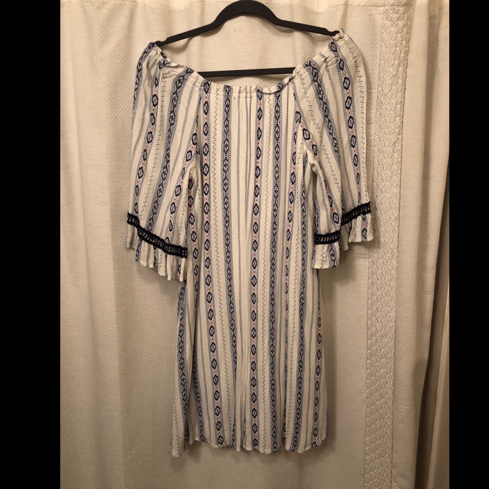 Boho off the shoulder dress